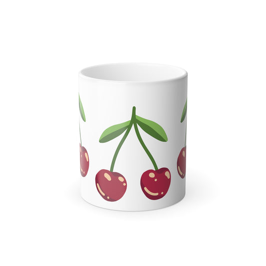 Cherries - Color Morphing Mug, 11oz