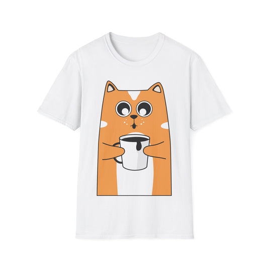 Meow Coffee - Unisex Softstyle T-Shirt